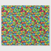 Funny Kids Candy Pattern Geschenkpapier (Flach)