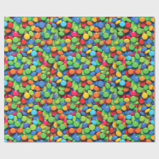 Funny Kids Candy Pattern Geschenkpapier (Flach)
