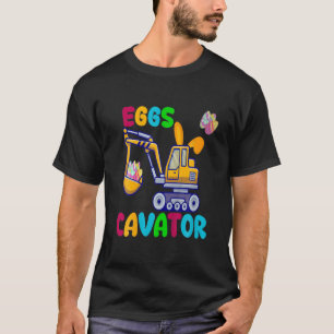Funny Kids Eggscavator Happy Ostergrabungsjagd T-Shirt