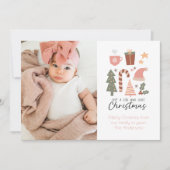 Funny Kids Foto Girl Lieben Weihnachten (Vorderseite)