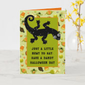 Funny Kids Halloween Card Karte (Gelbe Blume)