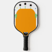 Funny Kids Monster Googly Eyes Pickleball Schläger (Rückseite)