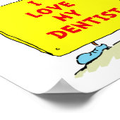 Funny Kids Positive Dental Quotes Poster 8x10 (Ecke)