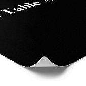 Funny Kids Table Alumni Thanksgiving Novelty Humor Poster (Ecke)