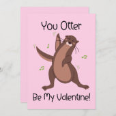 Funny Kids Valentine Day Card Feiertagskarte (Vorne/Hinten)