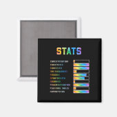 Funny Kids with Adhd Stats Neurodiversity adhd Awa Magnet (Vorderseite/Rückseite)
