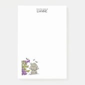 Funny Kidwrapped Mummy Baby Green ID683 Post-it Klebezettel (Vorderseite)