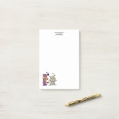 Funny Kidwrapped Mummy Baby Orange ID683 Post-it Klebezettel (Auf Schreibtisch)