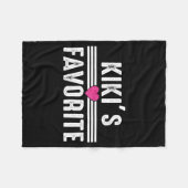 Funny Kiki'ss Favorite Son Daughter I'm Kiki's's F Fleecedecke (Vorderseite (Horizontal))