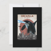 Funny Killer Whale T-Shirt Orca Lovers Gift Einladung (Vorderseite)