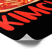 Funny Kimchi Sprichwort Koreanische Grillen Lovers Poster (Ecke)