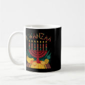 Funny Kinara Seven Candles Kwanzaa Feier 1 Kaffeetasse (Links)