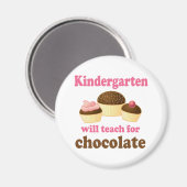 Funny Kindergarten Teacher Magnet (Vorderseite/Rückseite)