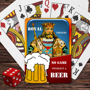 Funny King Beer Playing Cards Deck Spielkarten