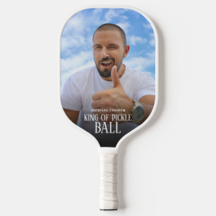 Funny King of Pickle Ball Custom Foto Pickleball Schläger