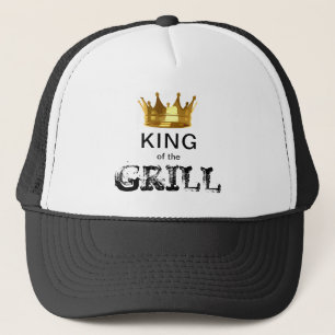 Funny King of the Grill GRILLEN Lover Mens Truckerkappe