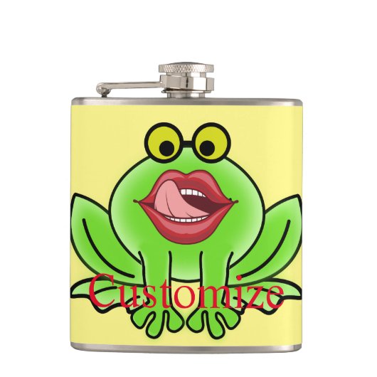 Funny Kiss A Toad Thunder_Cove Flachmann (Vorderseite)