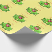 Funny Kiss A Toad Thunder_Cove Geschenkpapier (Ecke)