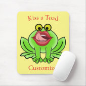 Funny Kiss A Toad Thunder_Cove Mousepad (Mit Mouse)
