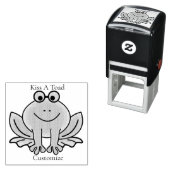 Funny Kiss A Toad Thunder_Cove Permastempel (Beispiel)
