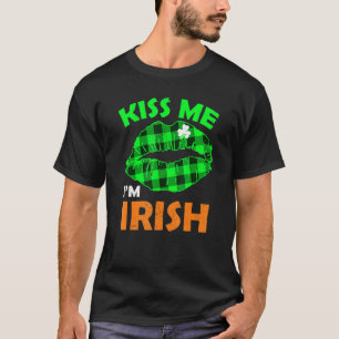 Funny Kiss Me I M Irish St Patrick Day 202 Men W T-Shirt