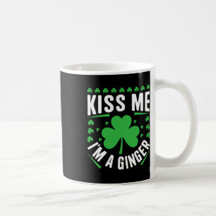 Funny Kiss Me Ich bin eine irische Ingwer Familie Kaffeetasse
