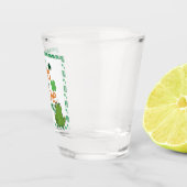 Funny Kiss Me Ich bin kein irischer St Patricks Da Schnapsglas (Rechts)