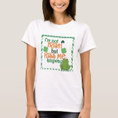 Funny Kiss Me Ich bin kein irischer St Patricks Da T-Shirt (Vorderseite)