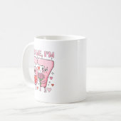 Funny Kiss Me I'm 67 Cute Valentine's Day Couples  Kaffeetasse (Vorderseite Links)