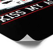 Funny Kiss My Ace Casino Ker _ Men &amp; Women Lon Poster (Ecke)