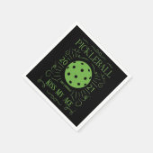 Funny Kiss My Ace Pickleball Serviette (Ecke)