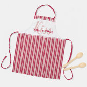 Funny Kiss The Cook Modern Spaß Magenta Rosa Schürze