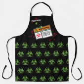 Funny Kitchen Biogefährdung Gross Schürze (Vorderseite)