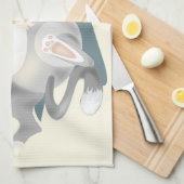 Funny Kitchen Handtuch mit Baby Cat - individuell (Viertel Falte)