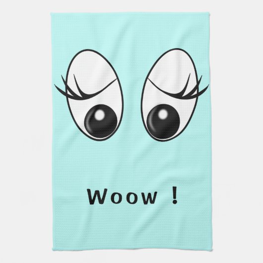 Funny Kitchen Handtuch mit überraschenden Augen (Vertikal)