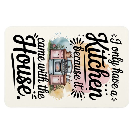 Funny Kitchen Magnet - Perfektes Geschenk für Haus (Horizontal)