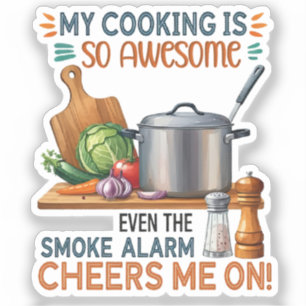 Funny Kitchen Quote Design (2) Aufkleber