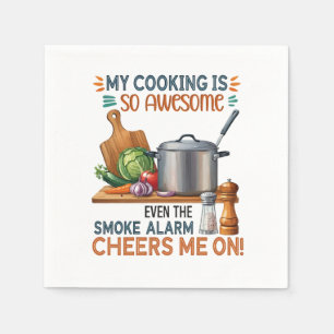 Funny Kitchen Quote Design (2) Serviette