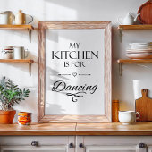 Funny Kitchen Quote Poster
