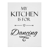 Funny Kitchen Quote Poster (Vorderseite)