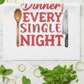 Funny Kitchen Schürze Design Geschirrtuch (Gefaltet)