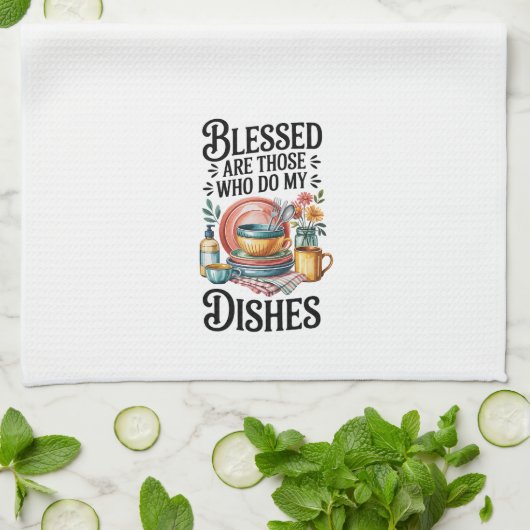 Funny Kitchen Series Design #10 Geschirrtuch (Gefaltet)