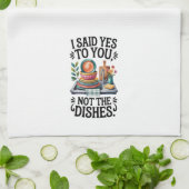 Funny Kitchen Series Design #11 Geschirrtuch (Gefaltet)