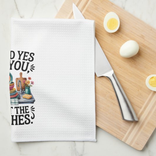 Funny Kitchen Series Design #11 Geschirrtuch (Viertel Falte)