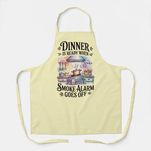 Funny Kitchen Series Design #13 Schürze (Vorderseite)