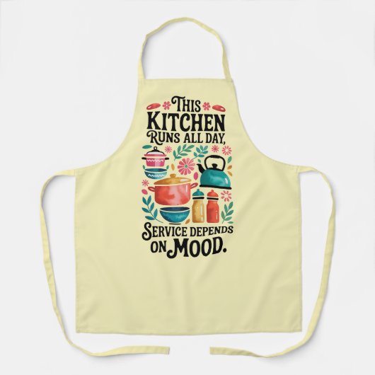 Funny Kitchen Series Design #1 Schürze (Vorderseite)