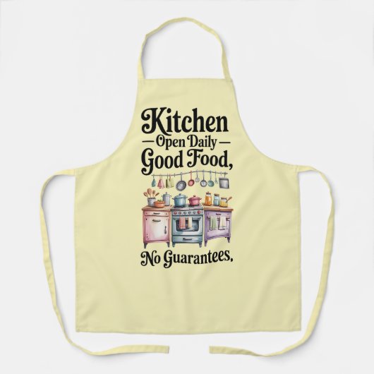 Funny Kitchen Series Design #2 Schürze (Vorderseite)