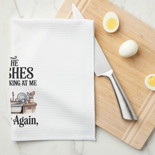 Funny Kitchen Series Design #5 Geschirrtuch (Viertel Falte)