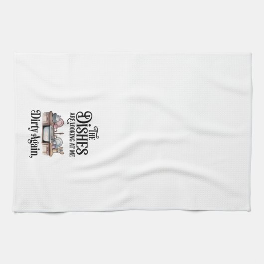 Funny Kitchen Series Design #5 Geschirrtuch (Horizontal)