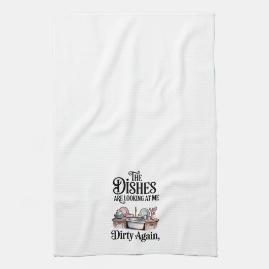 Funny Kitchen Series Design #5 Geschirrtuch (Vertikal)
